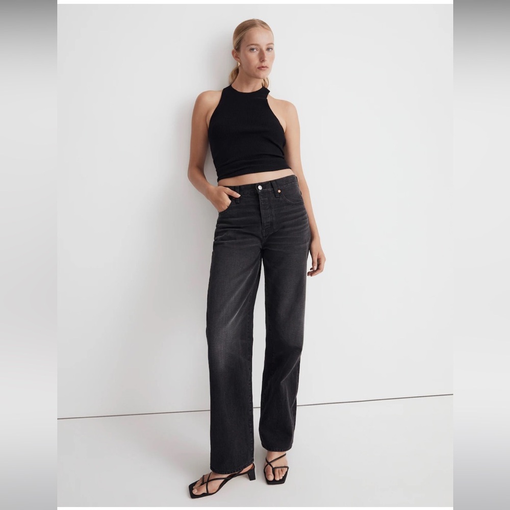 Madewell Low Slung Straight Jeans